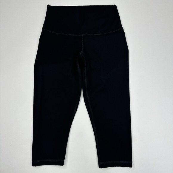 Everlane Women’s Black Athletic Perform Crop Seamless Leggings Small/W22.75/L17 - Picture 1 of 10